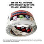 3M DT8 All Purpose Waterproof Duct Tape (Silver) 48mm x 23mm