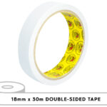 DOBLE SIDED TAPE 18MM 2